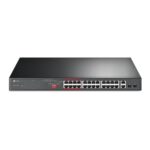 TP-Link TL-SL1226P 24-Port 10/100Mbps + 2-Port Gigabit Unmanaged PoE+ Switch