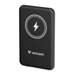 Verbatim 32240 Charge 'n' Go Magnetic Wireless Power Bank 5000mAh, Black