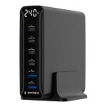GEMBIRD 6-port 240 W GaN USB fast charg