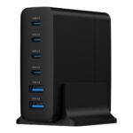 GEMBIRD 6-port 75W GaN USB fast charger