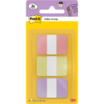 Järjehoidja 25,4x38mm POST-IT Strong 3 pastelset värvi