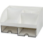 Lauagarnituur sahtlitega FOROFIS 21,1x14,2x12cm valge