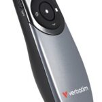 Verbatim 32365 Focus Wireless Presenter with Red Laser Pointer, Grey/Black