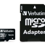 Verbatim 44082 Premium U1 Micro SDHC Memory Card 16GB + microSD to SD Adapter