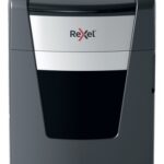 Rexel Momentum Extra XP512+ Paper Shredder Jam Free Micro Cut 2x15mm P-5 45L 55dB, Black/Grey
