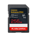 SanDisk Extreme PRO SDXC Memory Card 256GB UHS-I