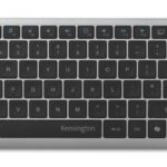 Kensington KB435 EQ Rechargeable Multi-Device Compact Keyboard RF+BT, US, Space Grey