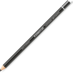Markeerimispliiats permanentne STAEDTLER Lumocolor glasochrom must